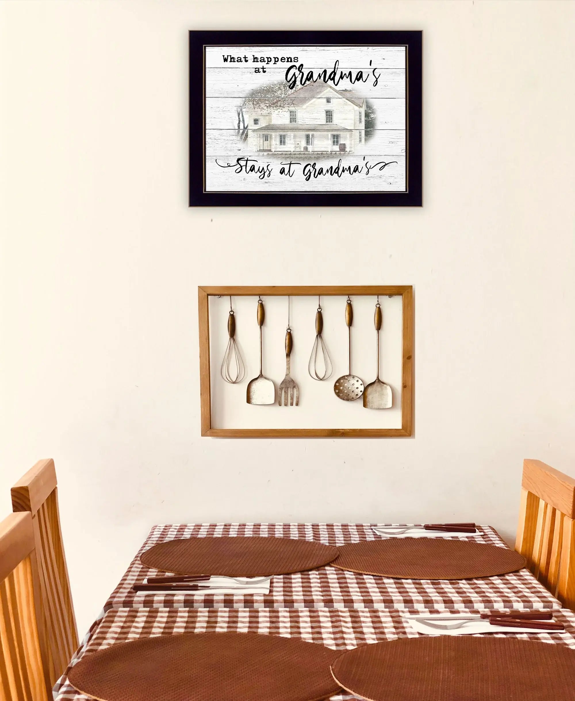 Stays at Grandmas 1 Black Framed Print Wall Art - Homeroots - Flyclothing LLC