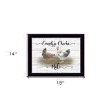 Country Chicks Rule 1 Black Framed Print Wall Art - Homeroots - Flyclothing LLC