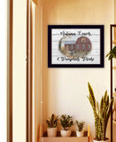 Autumn Leaves 1 Black Framed Print Wall Art - Homeroots - Flyclothing LLC