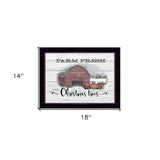 Farm Fresh Christmas Trees 1 Black Framed Print Wall Art - Homeroots - Flyclothing LLC