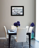 Birds on a Pier 1 Black Framed Print Kitchen Wall Art - Homeroots - Flyclothing LLC