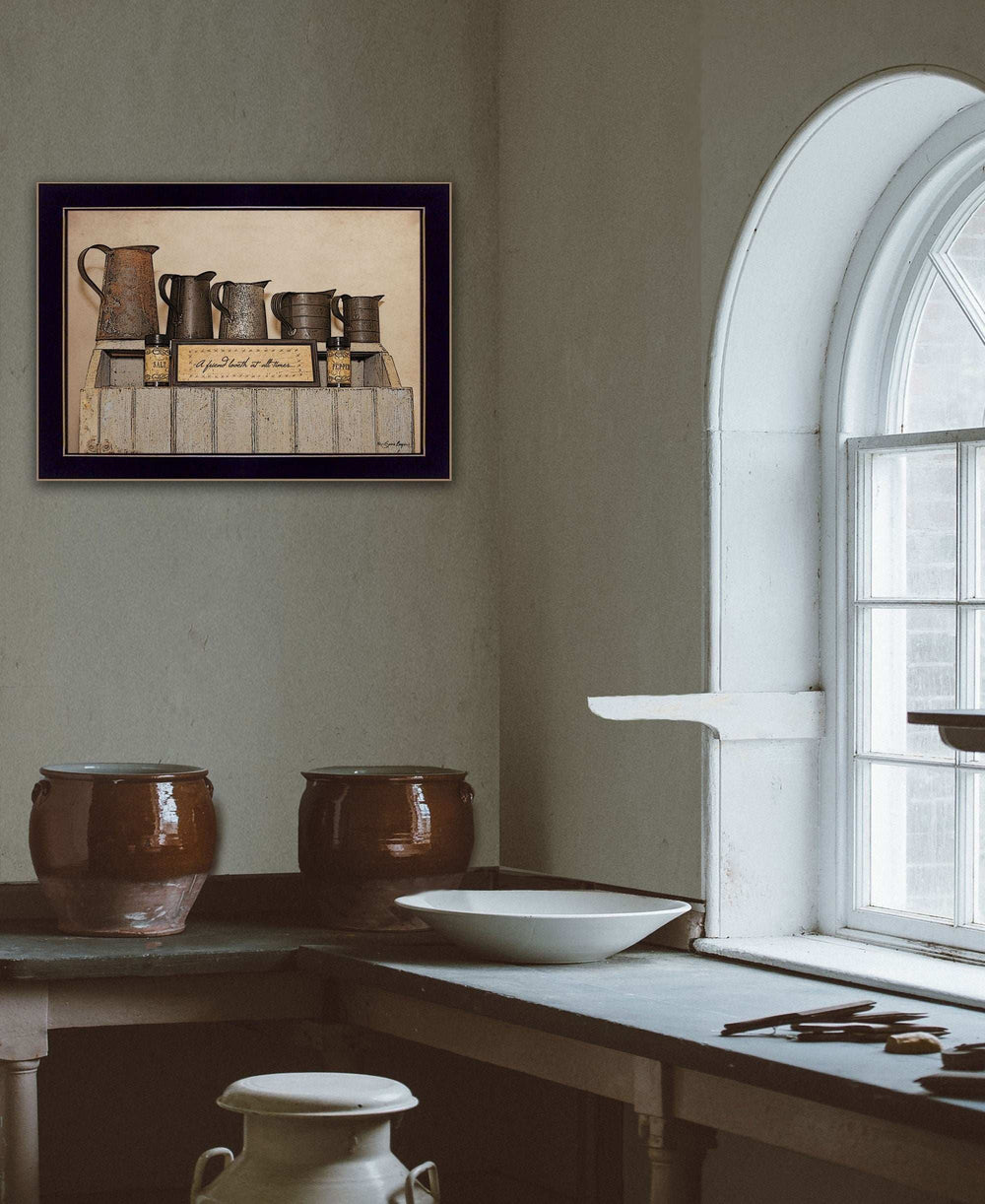 A Friend Loveth at All Time 1 Black Framed Print Wall Art - Homeroots - Flyclothing LLC