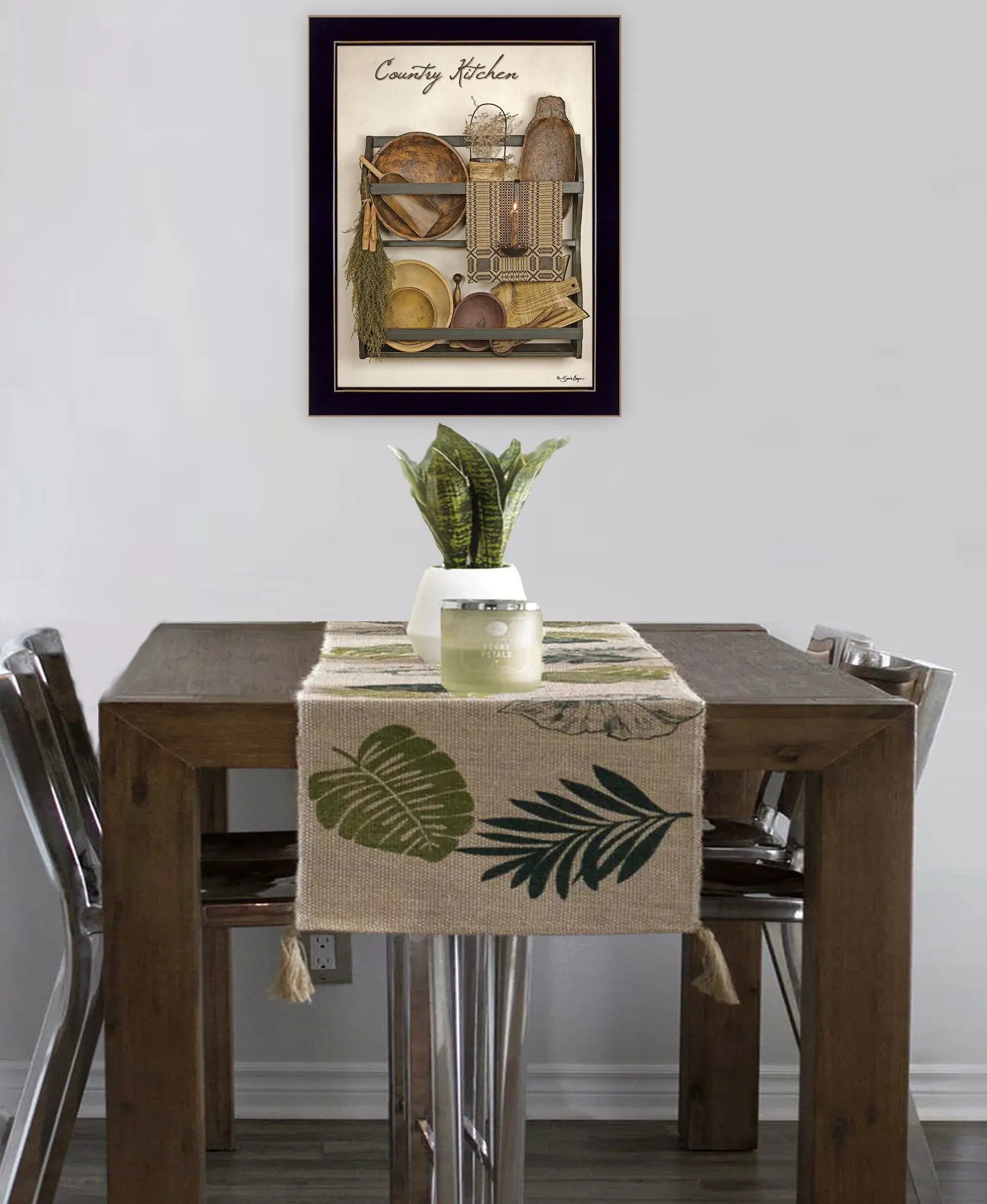 Country Kitchen 8 Black Framed Print Kitchen Wall Art - Homeroots - Flyclothing LLC