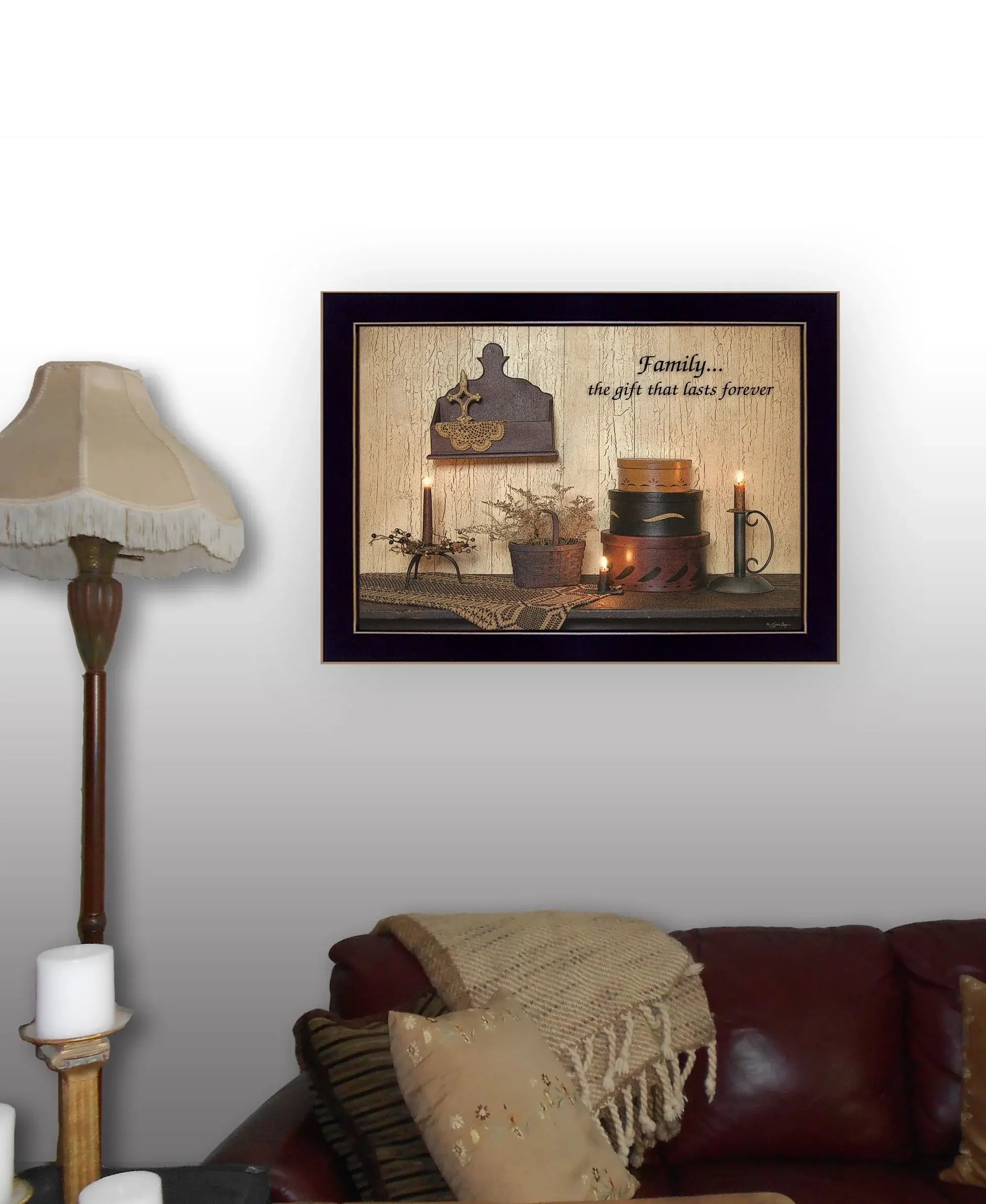 Forever Family 1 Black Framed Print Wall Art - Homeroots - Flyclothing LLC
