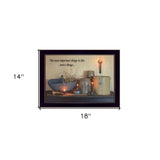 The Most Important Things 1 Black Framed Print Wall Art - Homeroots - Flyclothing LLC