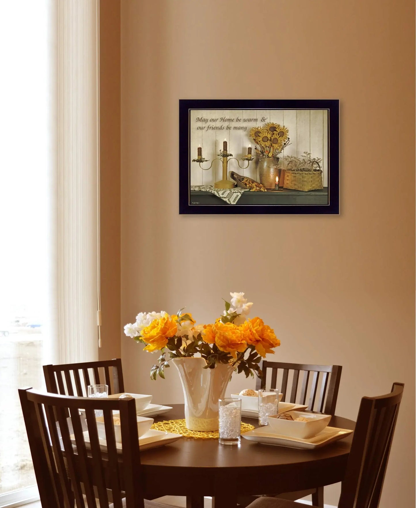 Our Home 1 Black Framed Print Wall Art - Homeroots - Flyclothing LLC