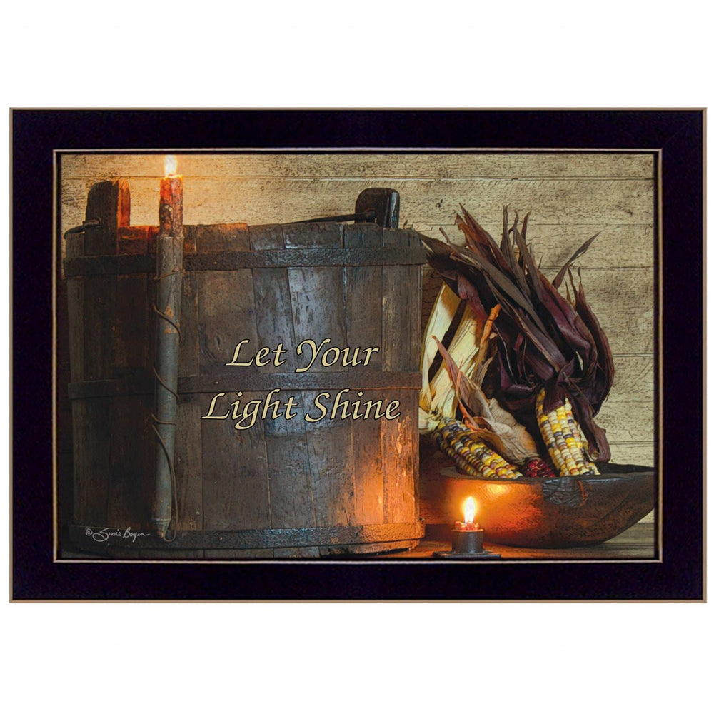 Indian Corn 1 Black Framed Print Wall Art - Homeroots - Flyclothing LLC