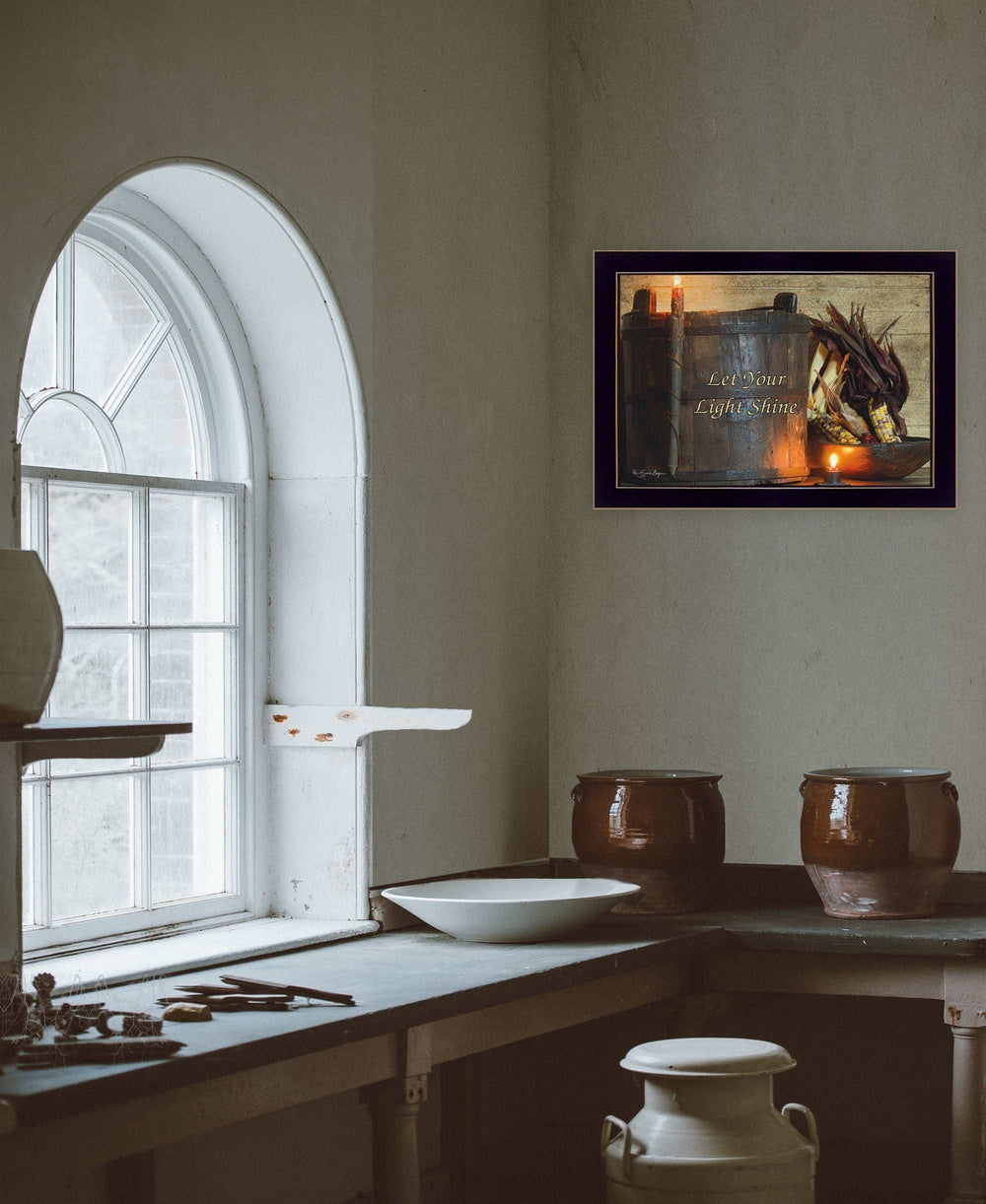 Indian Corn 1 Black Framed Print Wall Art - Homeroots - Flyclothing LLC