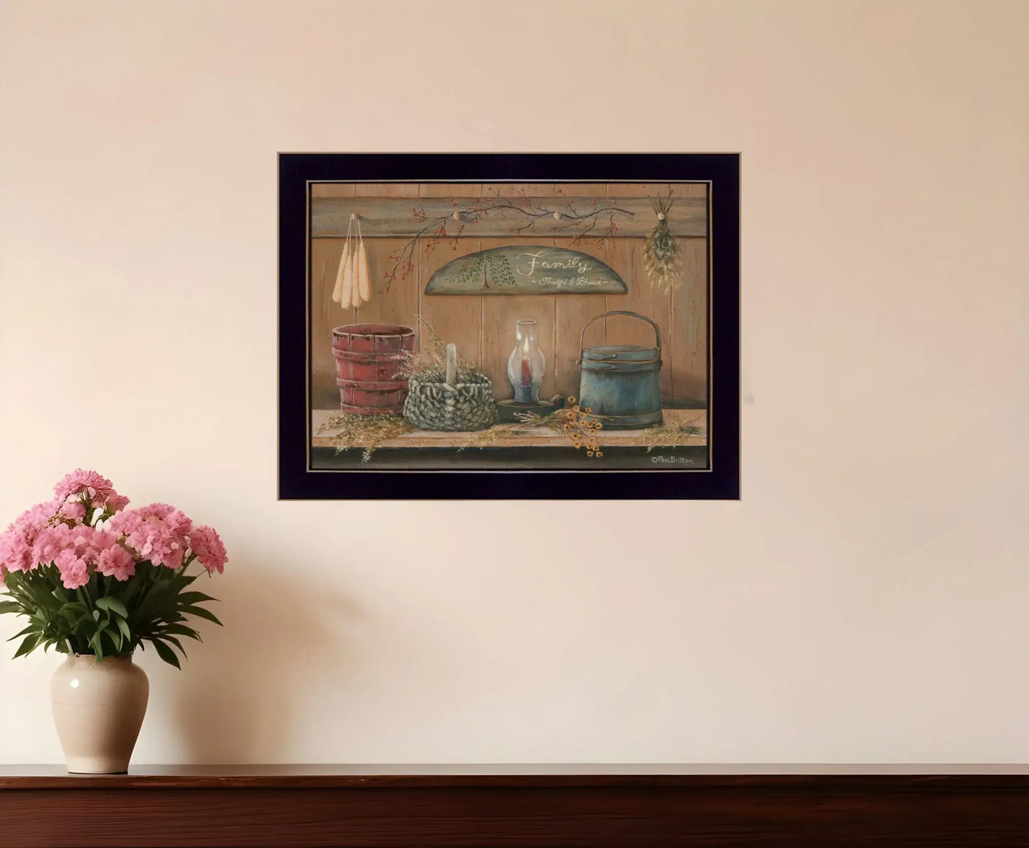 Treasures on the Shelf I 1 Black Framed Print Wall Art - Homeroots - Flyclothing LLC