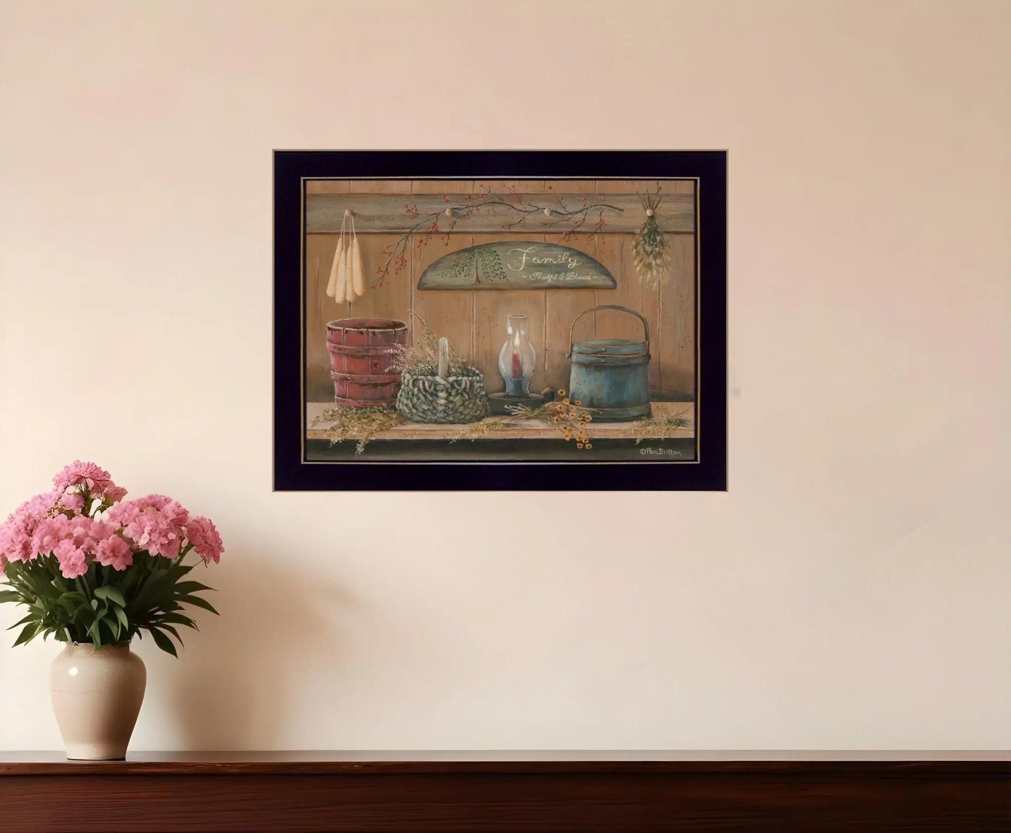 Treasures on the Shelf I 1 Black Framed Print Wall Art - Homeroots - Flyclothing LLC