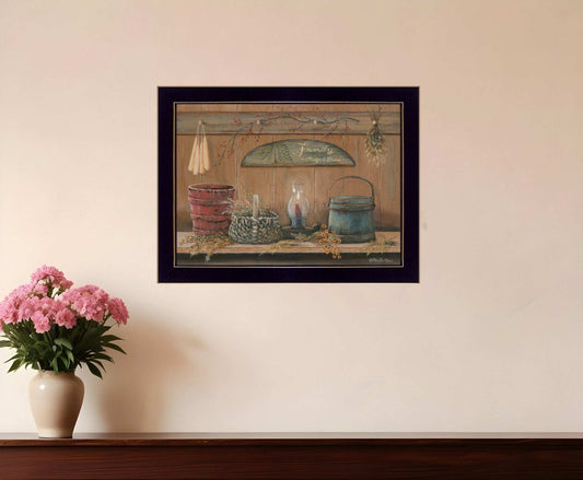 Treasures on the Shelf I 1 Black Framed Print Wall Art - Homeroots - Flyclothing LLC