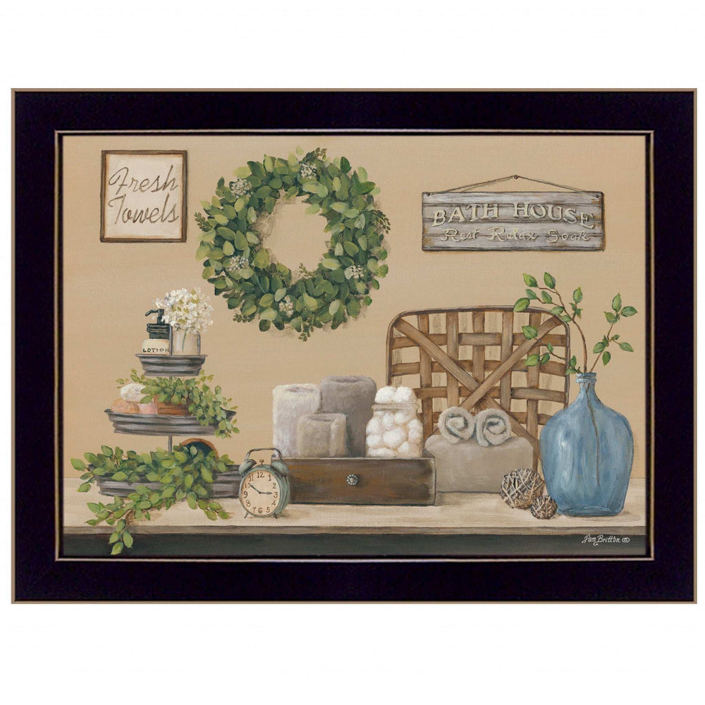 Farmhouse Bath I 1 Black Framed Print Bathroom Wall Art - Homeroots - Flyclothing LLC