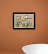 Farmhouse Bath Black Framed Print Bathroom Wall Art