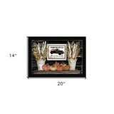 Pumpkin Patch Still Life 1 Black Framed Print Wall Art - Homeroots - Flyclothing LLC