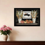 Pumpkin Patch Still Life 1 Black Framed Print Wall Art - Homeroots - Flyclothing LLC