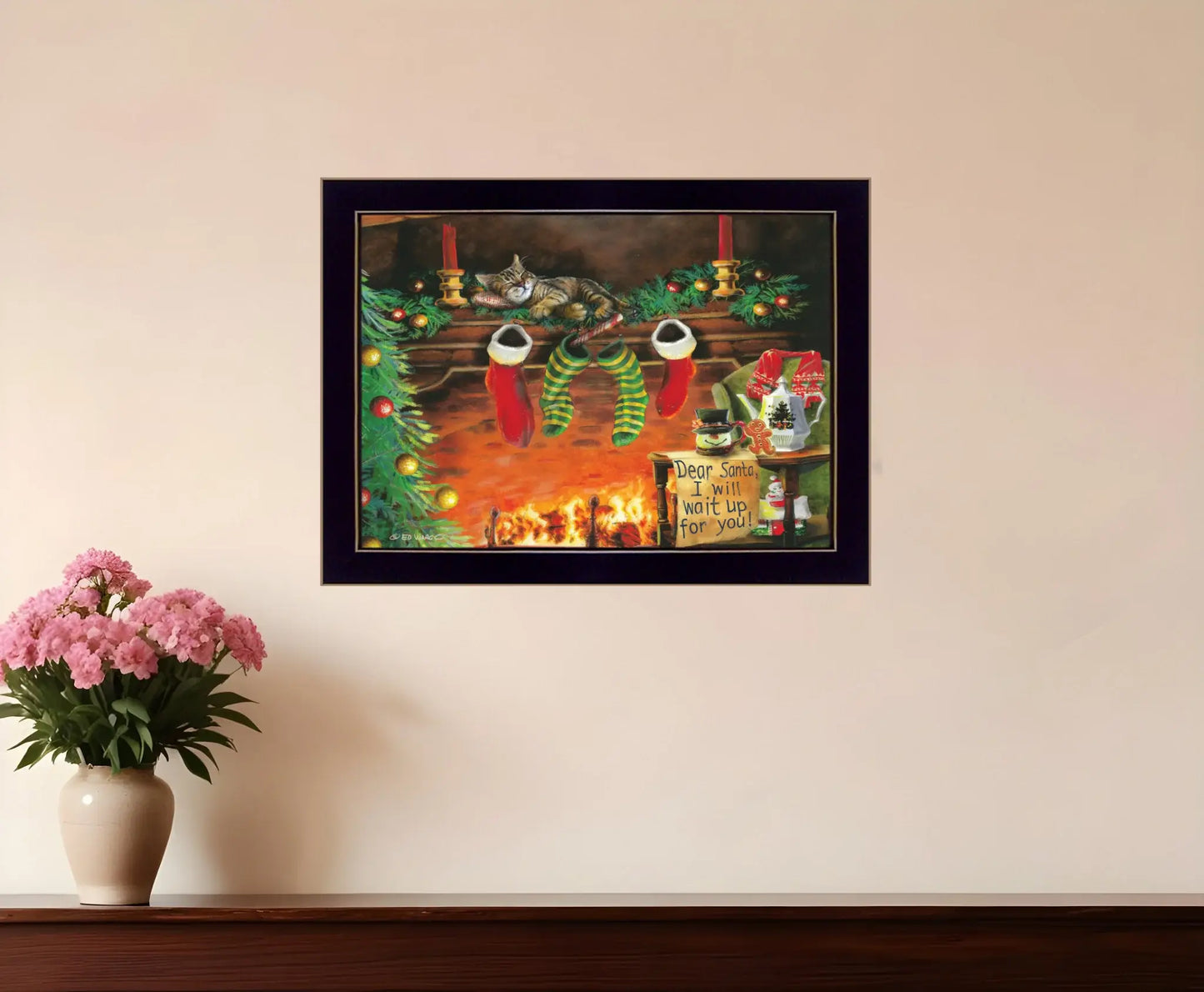 I Will Wait Up 1 Black Framed Print Wall Art - Homeroots - Flyclothing LLC