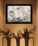 Dandy Lion 1 Black Framed Print Wall Art - Homeroots - Flyclothing LLC