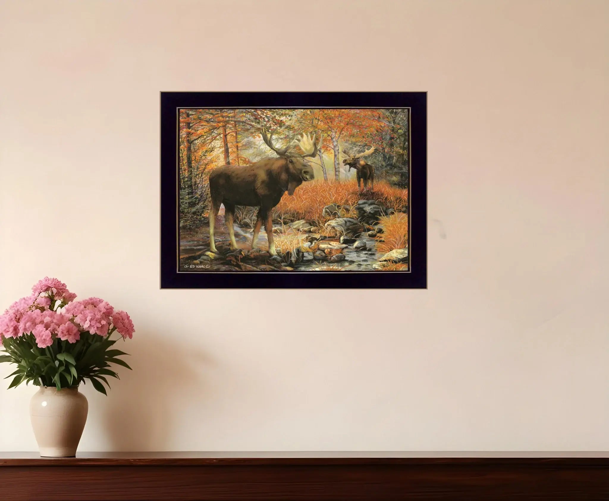 Call of the Wild 1 Black Framed Print Wall Art - Homeroots - Flyclothing LLC