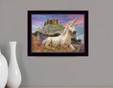 Royal Unicorn 1 Black Framed Print Wall Art - Homeroots