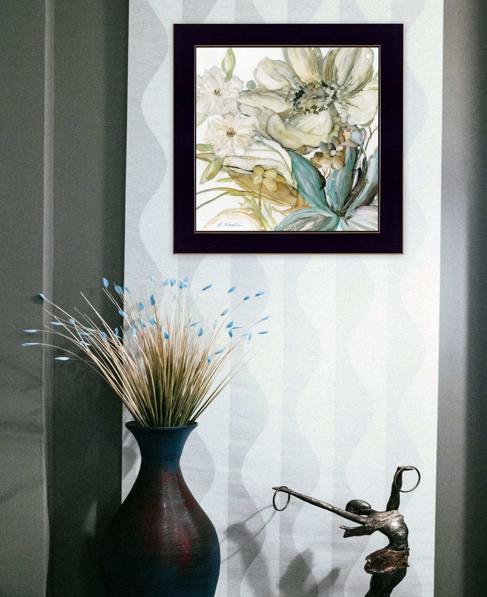 Sea glass Garden II 1 Black Framed Print Wall Art - Homeroots - Flyclothing LLC