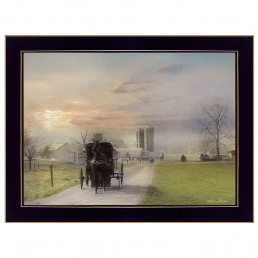 Morning Exercise 1 Black Framed Print Wall Art - Homeroots - Flyclothing LLC
