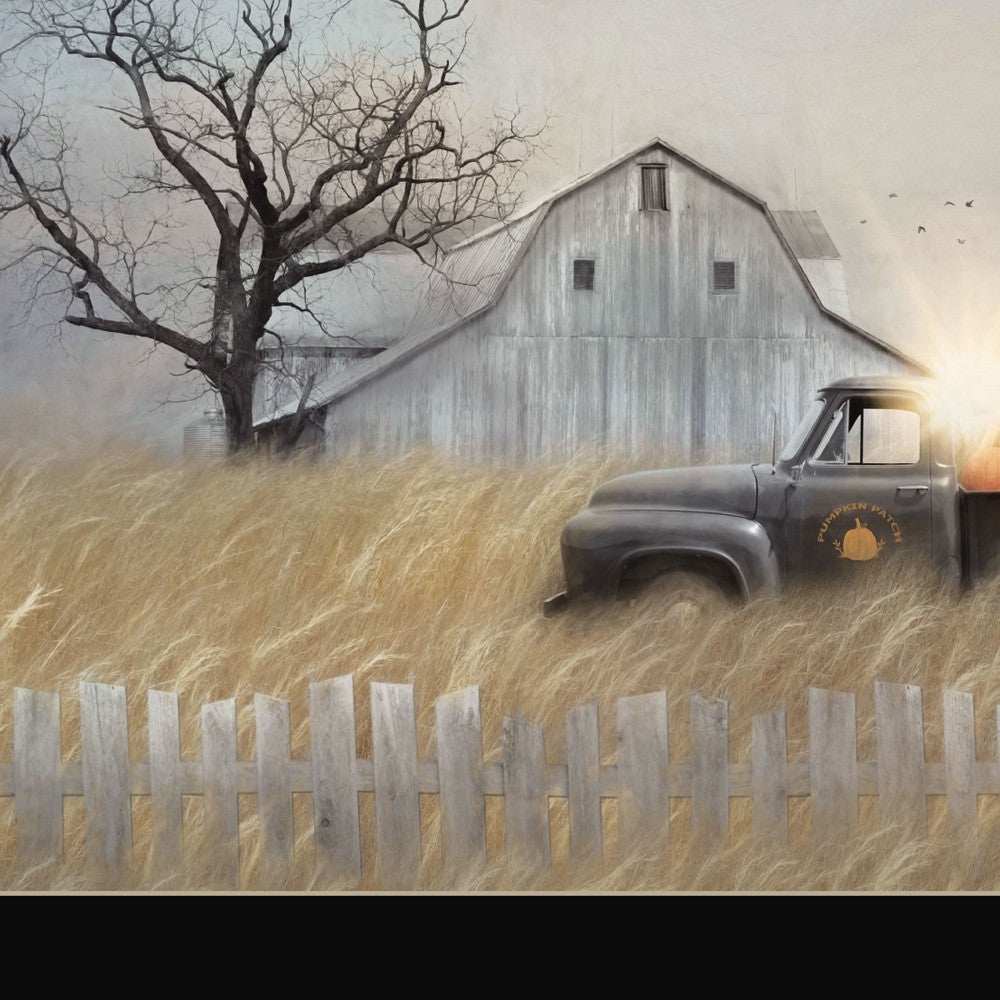 Fall Pumpkin Harvest 1 Black Framed Print Kitchen Wall Art - Homeroots - Flyclothing LLC