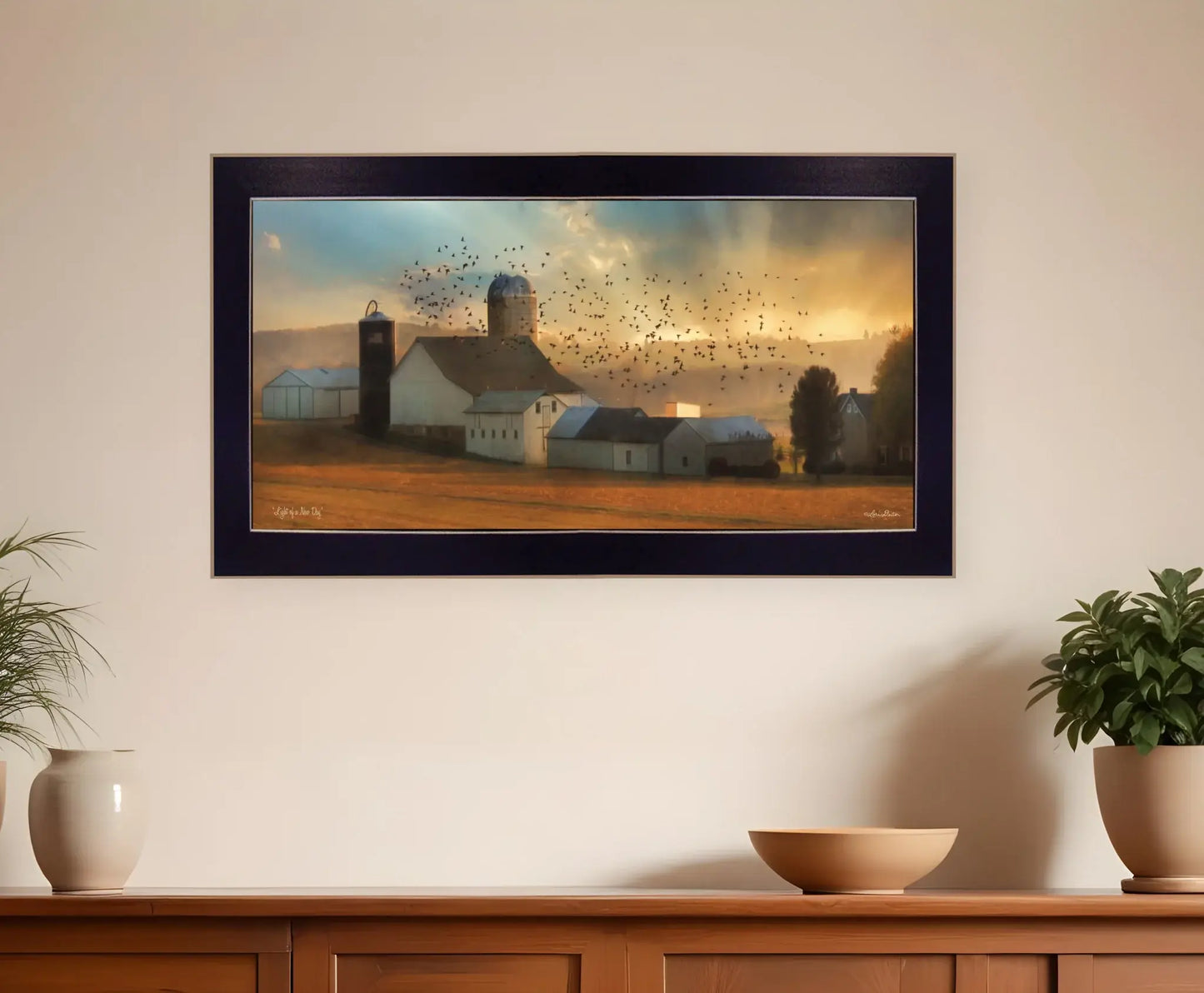 Light of a New Day 1 Black Framed Print Wall Art - Homeroots - Flyclothing LLC