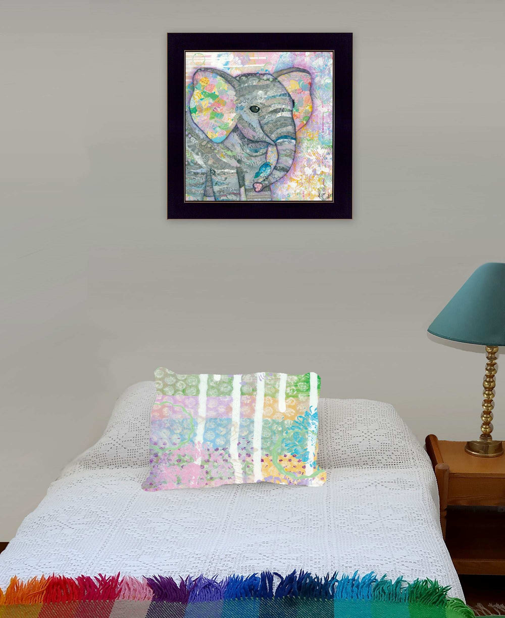 Elephant I 1 Black Framed Print Wall Art - Homeroots - Flyclothing LLC