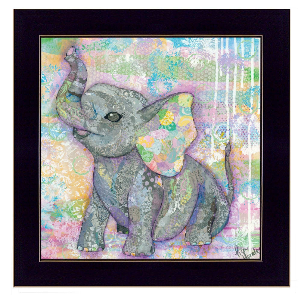 Elephant II 1 Black Framed Print Wall Art - Homeroots - Flyclothing LLC