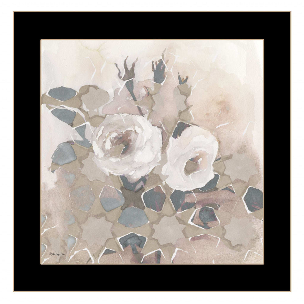 Transitional Blooms I 1 Black Framed Print Wall Art - Homeroots - Flyclothing LLC