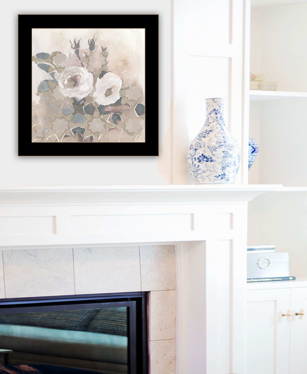 Transitional Blooms I 1 Black Framed Print Wall Art - Homeroots - Flyclothing LLC