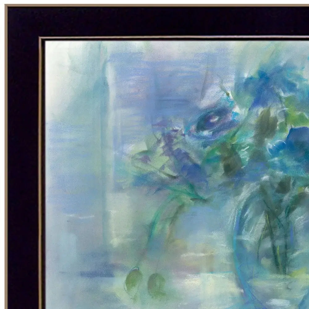 Susies Blue 1 Black Framed Print Wall Art - Homeroots - Flyclothing LLC