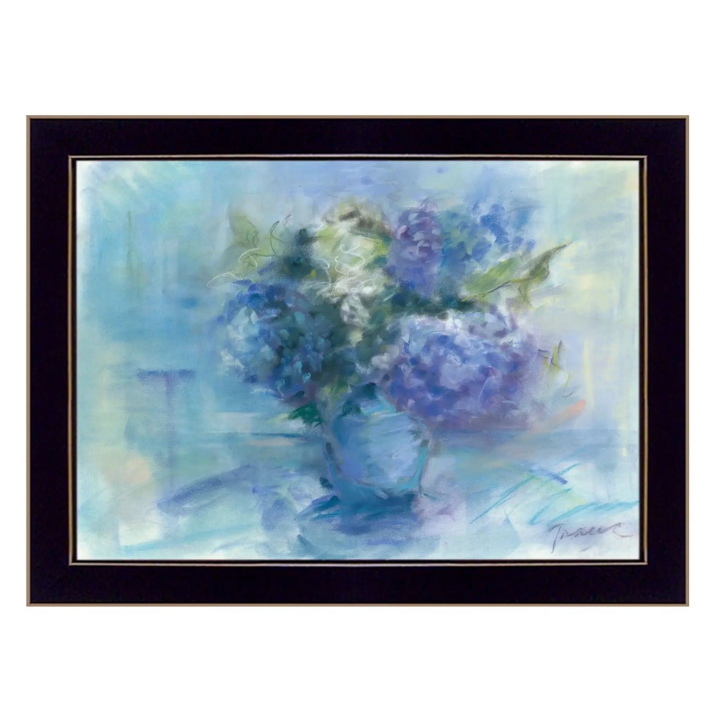 Bouquet 1 Black Framed Print Wall Art - Homeroots - Flyclothing LLC