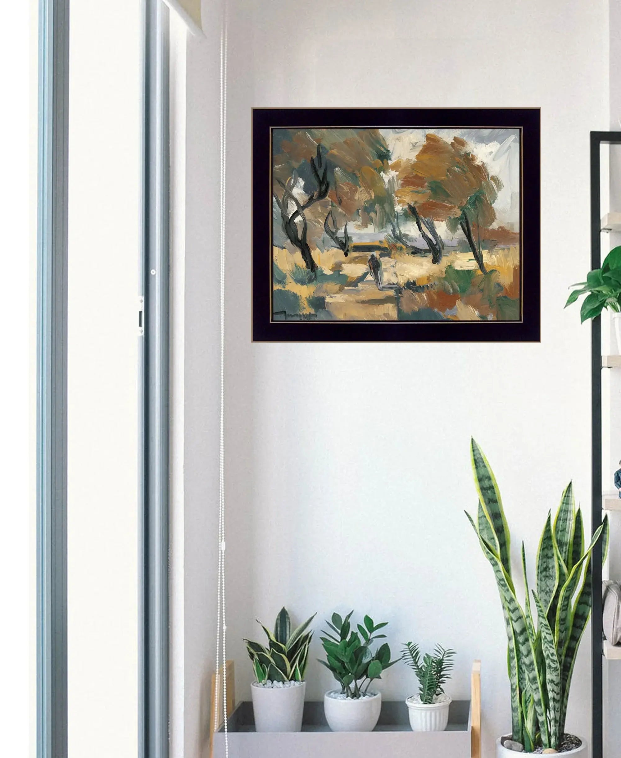 Early Walk 1 Black Framed Print Wall Art - Homeroots - Flyclothing LLC
