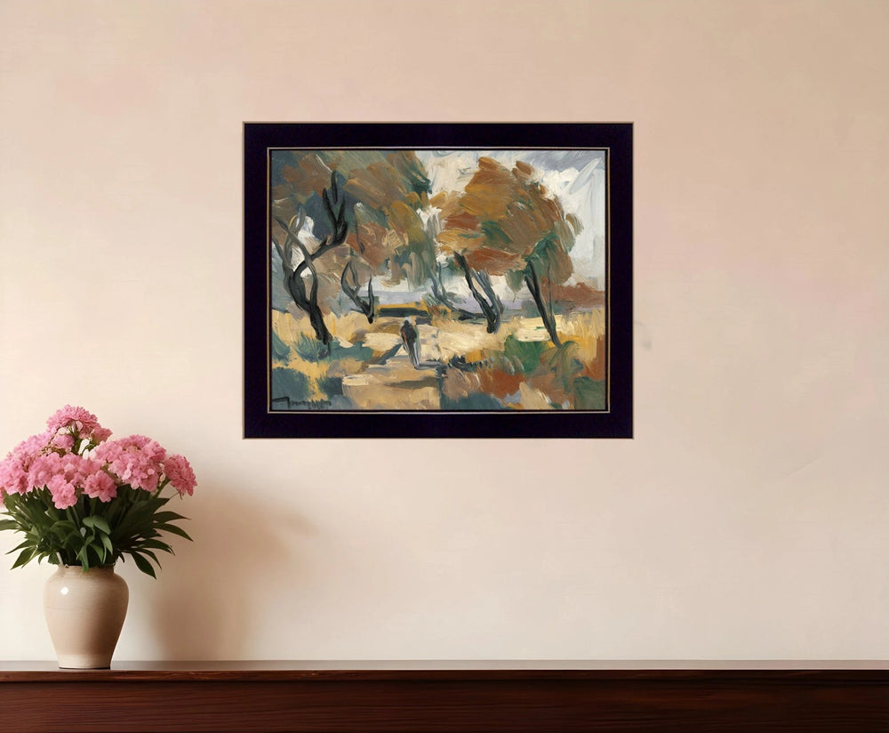 Early Walk 1 Black Framed Print Wall Art - Homeroots
