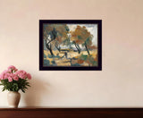 Early Walk 1 Black Framed Print Wall Art - Homeroots