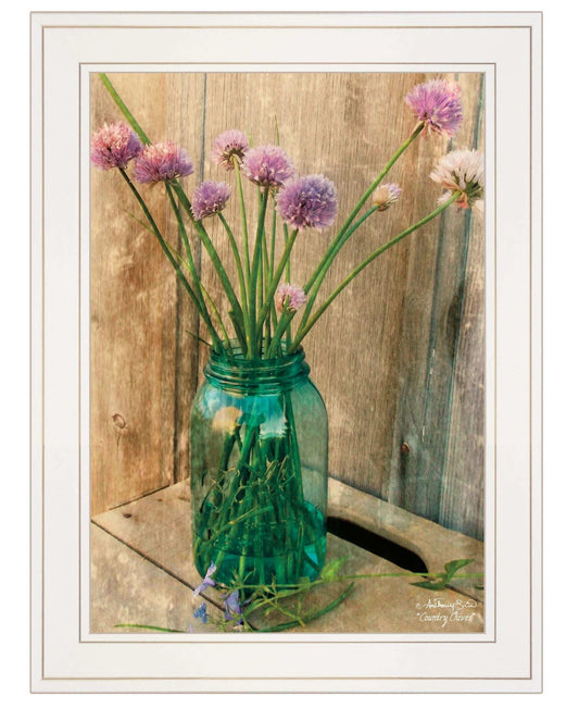 Country Chives 1 White Framed Print Wall Art - Homeroots - Flyclothing LLC