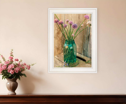 Country Chives 1 White Framed Print Wall Art - Homeroots - Flyclothing LLC