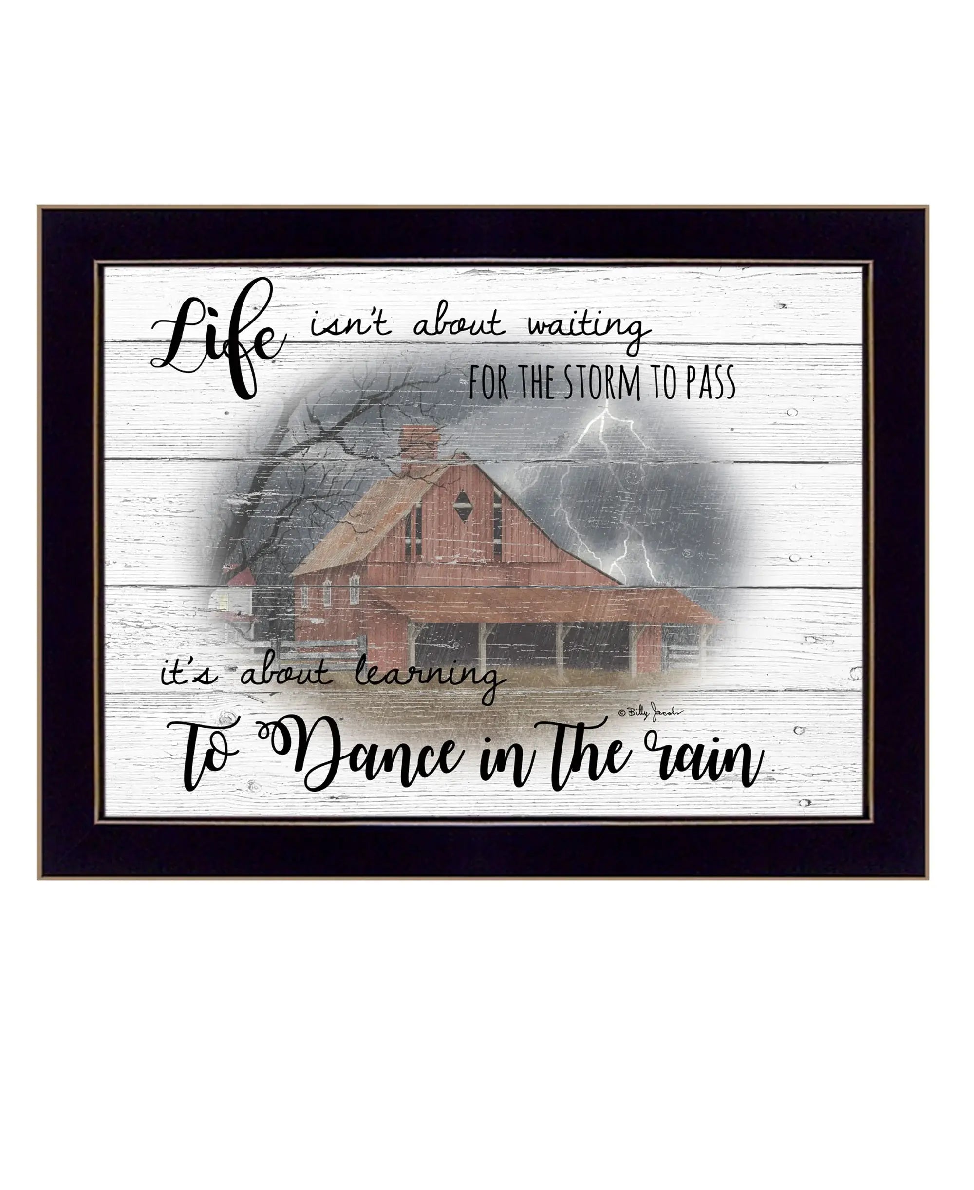 Storm Dance 3 Black Framed Print Wall Art - Homeroots - Flyclothing LLC