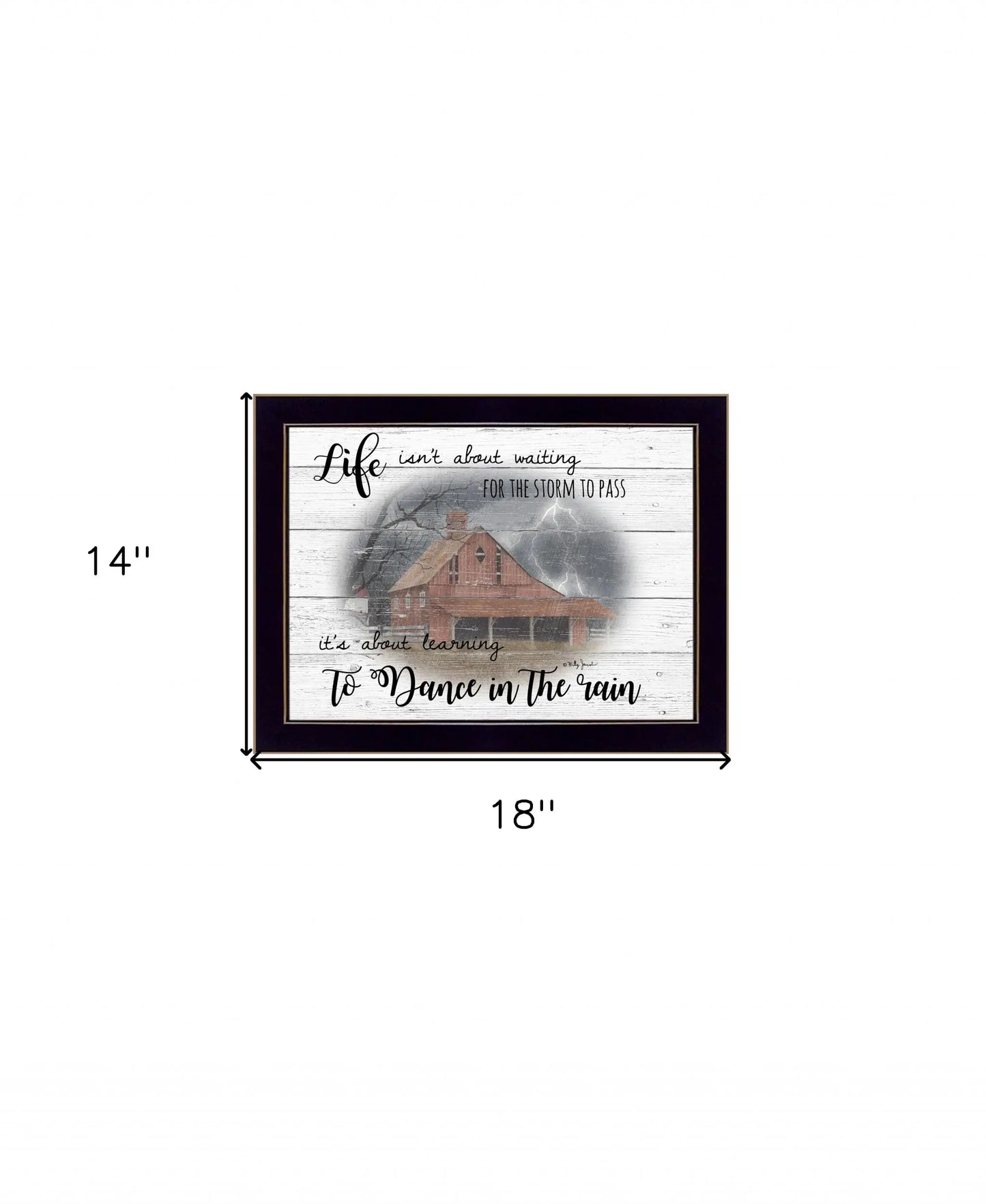 Storm Dance 3 Black Framed Print Wall Art - Homeroots - Flyclothing LLC