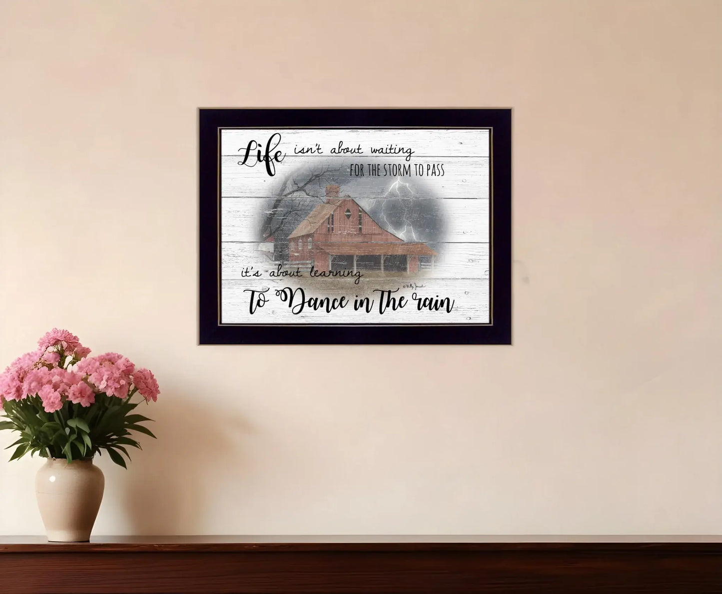 Storm Dance 3 Black Framed Print Wall Art - Homeroots - Flyclothing LLC