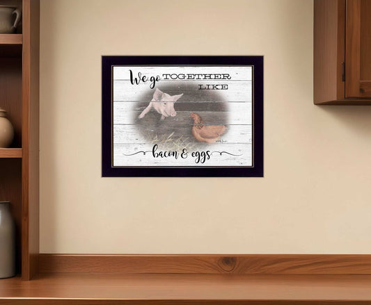 We Go Together 3 Black Framed Print Wall Art - Homeroots - Flyclothing LLC