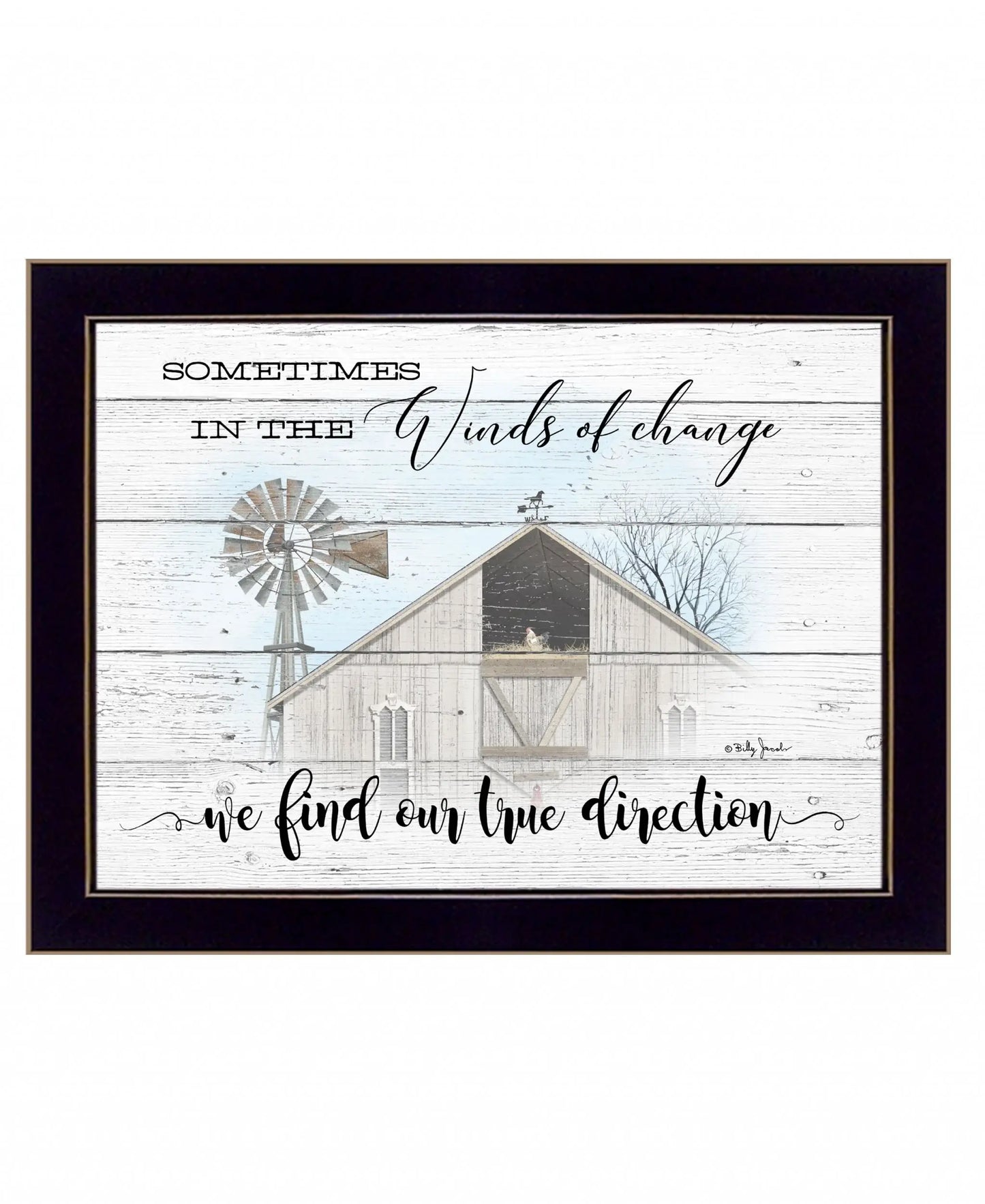 Winds of Change 3 Black Framed Print Wall Art - Homeroots - Flyclothing LLC