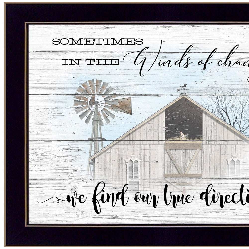 Winds of Change 3 Black Framed Print Wall Art - Homeroots - Flyclothing LLC