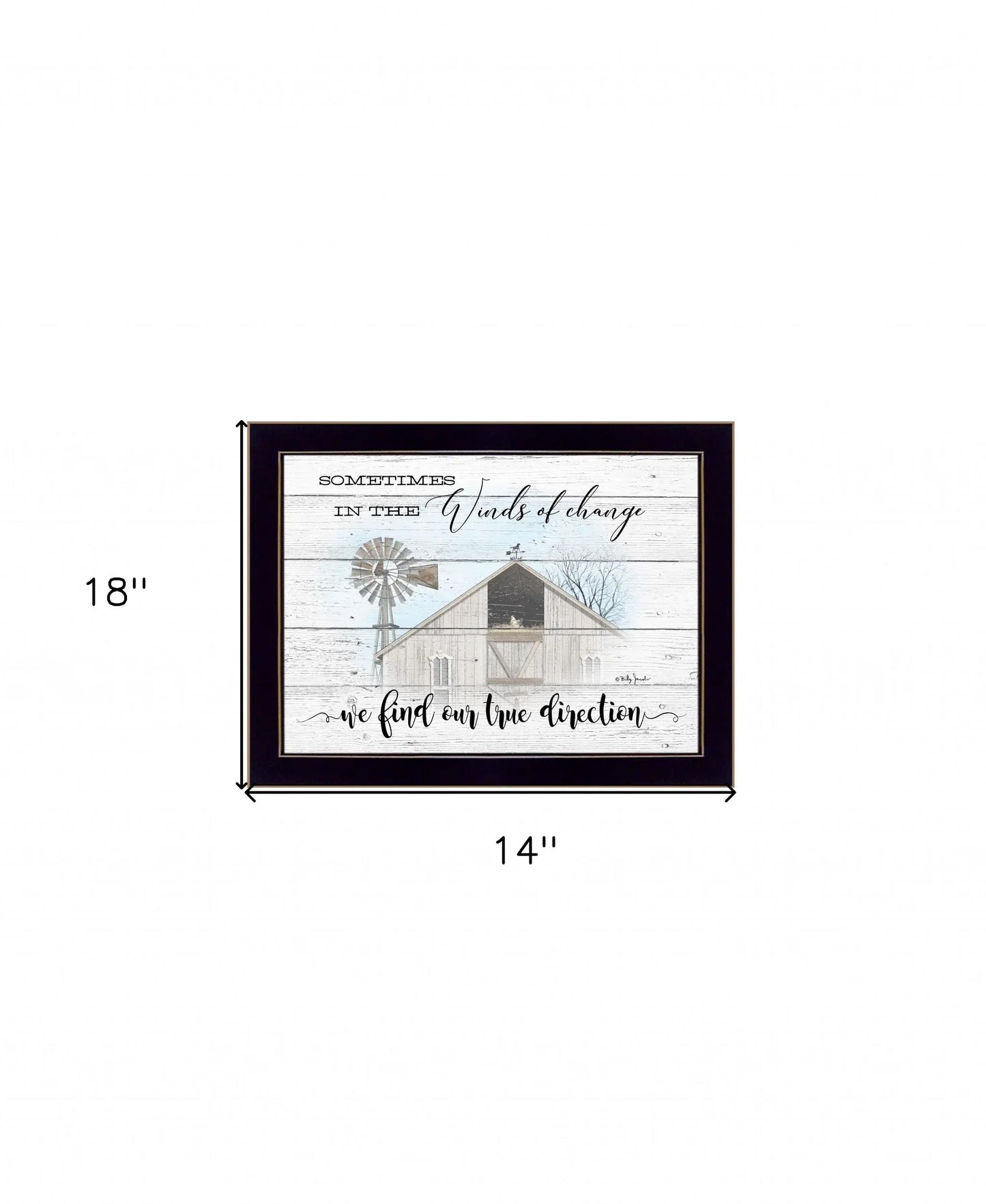 Winds of Change 3 Black Framed Print Wall Art - Homeroots - Flyclothing LLC