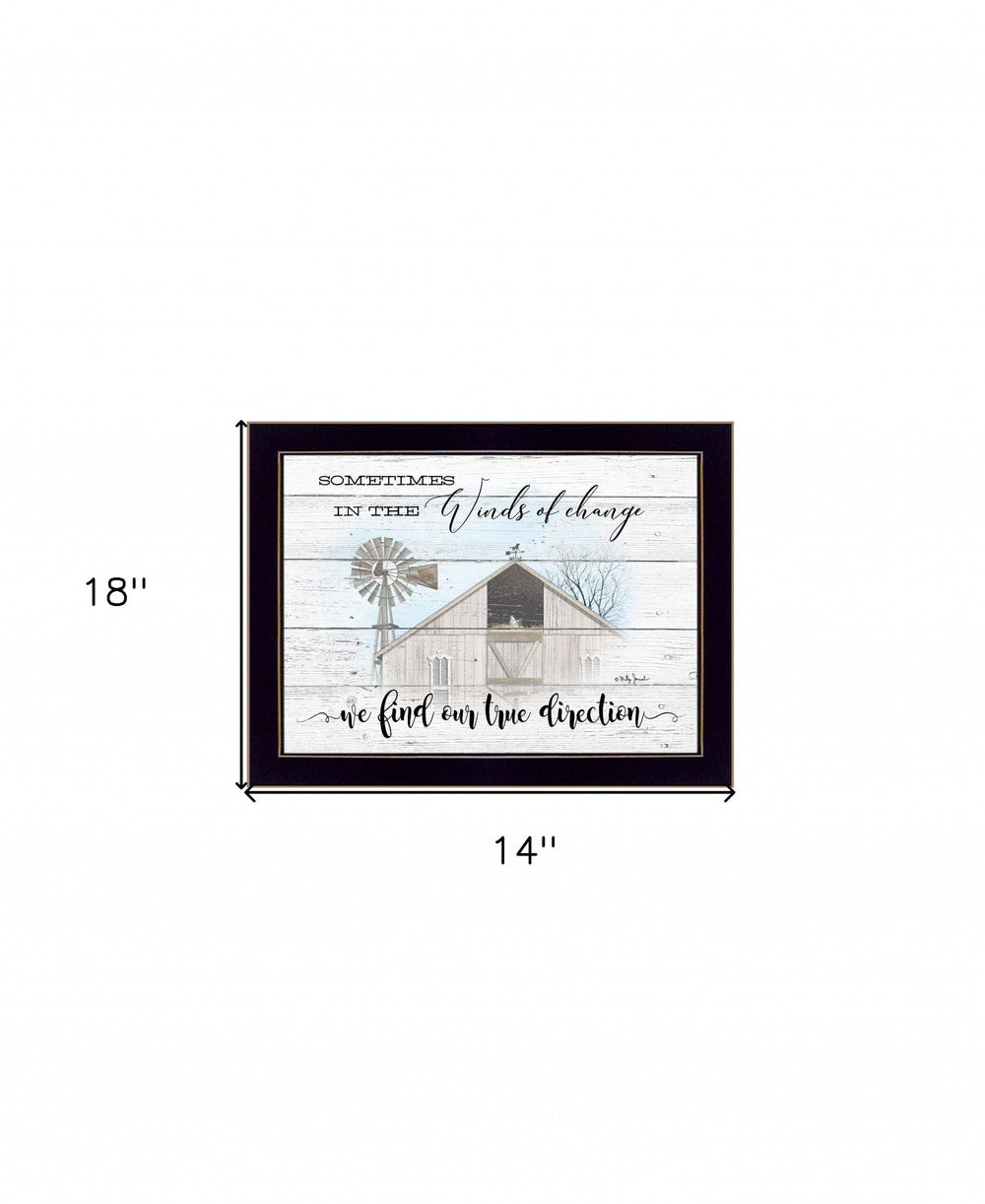 Winds of Change 3 Black Framed Print Wall Art - Homeroots - Flyclothing LLC