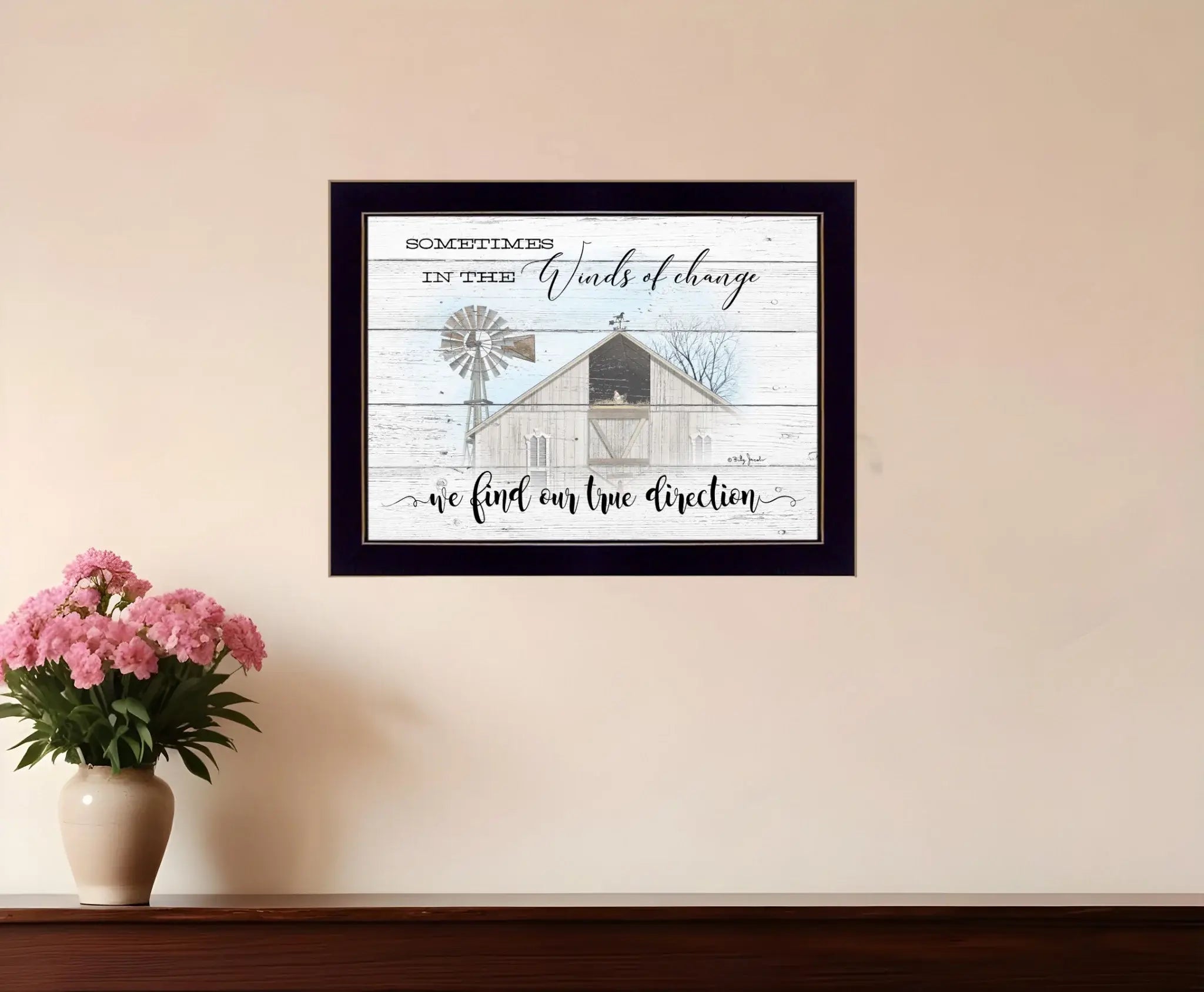 Winds of Change 3 Black Framed Print Wall Art - Homeroots - Flyclothing LLC