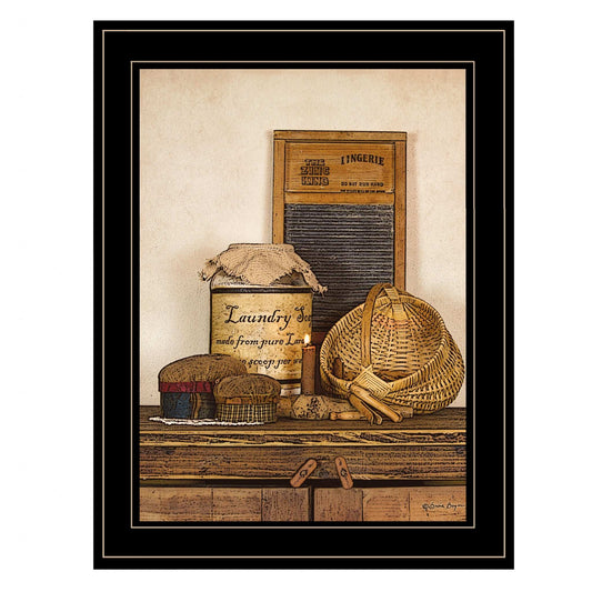 Laundry Soap 2 Black Framed Print Bathroom Wall Art - Homeroots - Flyclothing LLC