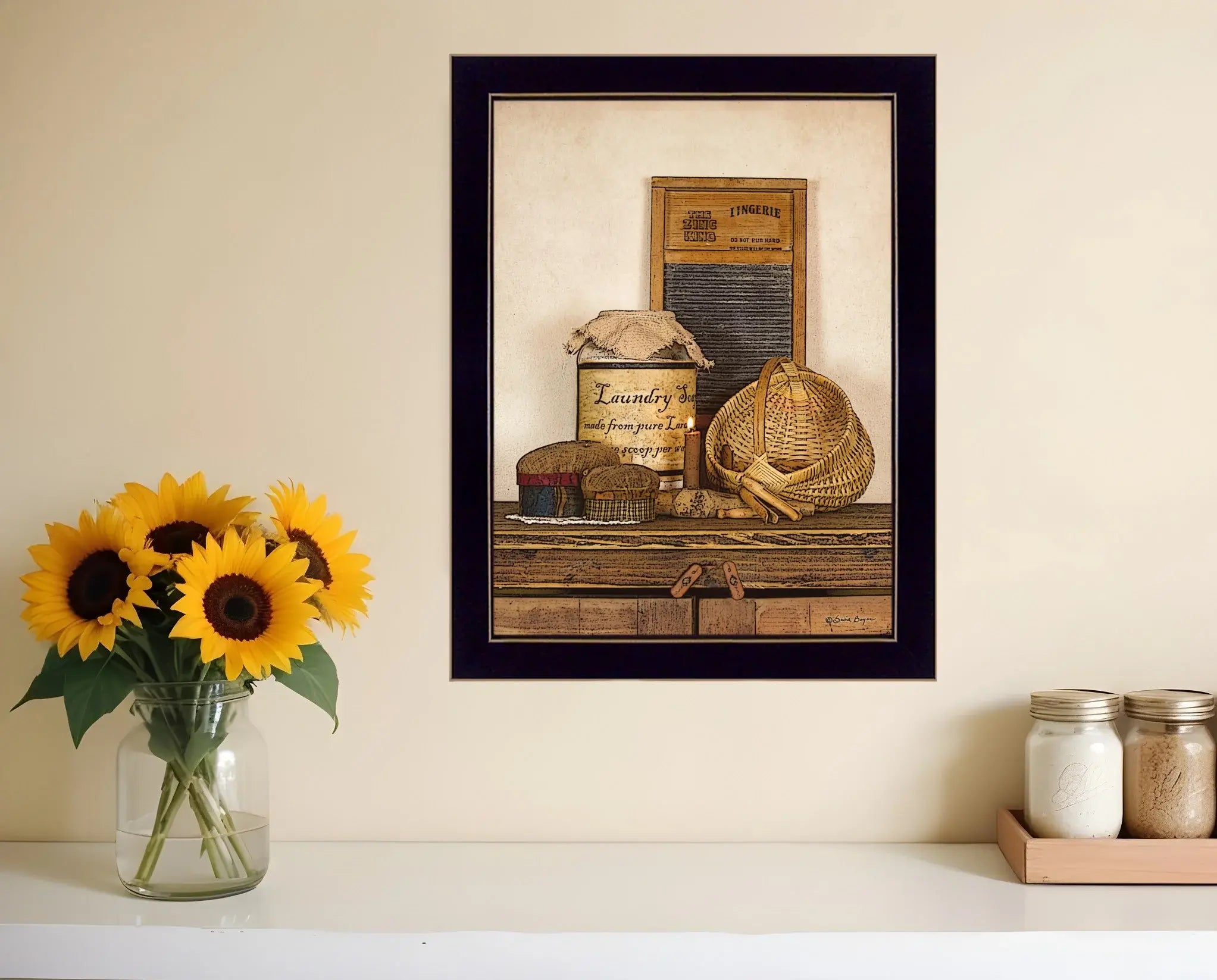 Laundry Soap 3 Black Framed Print Bathroom Wall Art - Homeroots - Flyclothing LLC