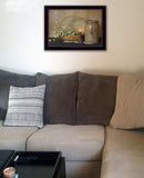 Basket of Flowers 3 Black Framed Print Wall Art - Homeroots - Flyclothing LLC